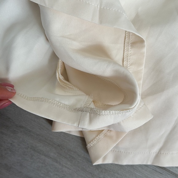 Cream Shorts Bermudas Skorts High Waist / Size S - Picture 13 of 14